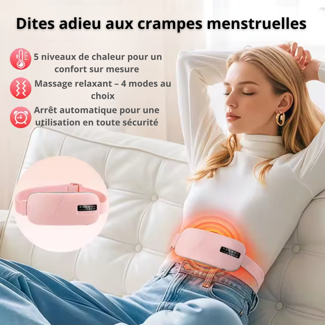 Ceinture menstruelle chauffante & massante  Cycle Cozy